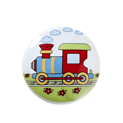 Tren Porselen Bebek Odası Mobilya Kulpu
